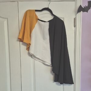 MEGAN|RENEE Colorblock Asymmetrical Women Top